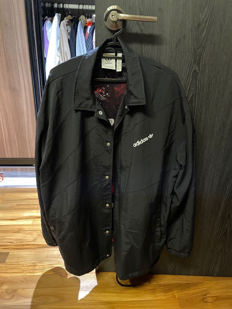 Adidas Black/Red Galaxy Windbreaker 