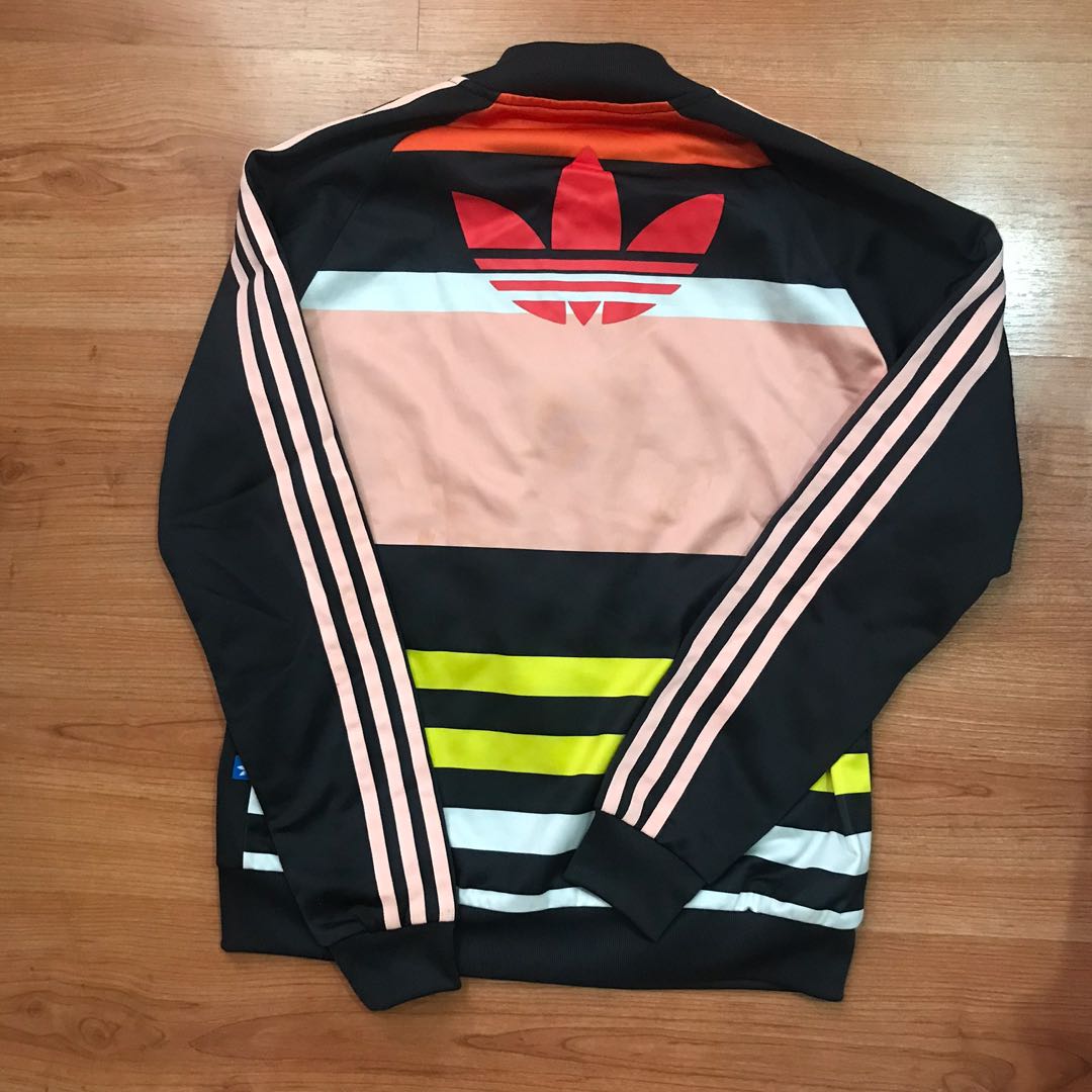 Adidas Pink Track Jacket, Women's Fashion, Coats, Jackets and Outerwear