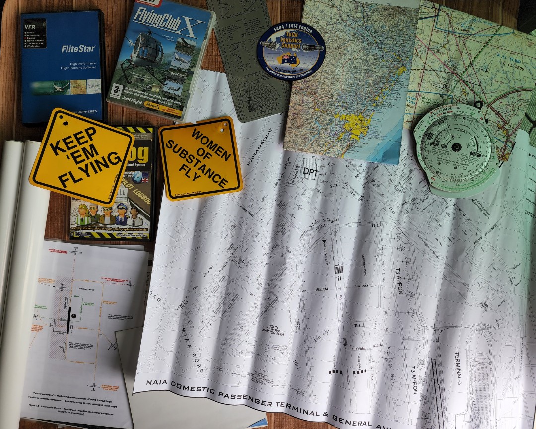 Aeronautical Charts for Sydney & Manila random aviation / pilot stuff