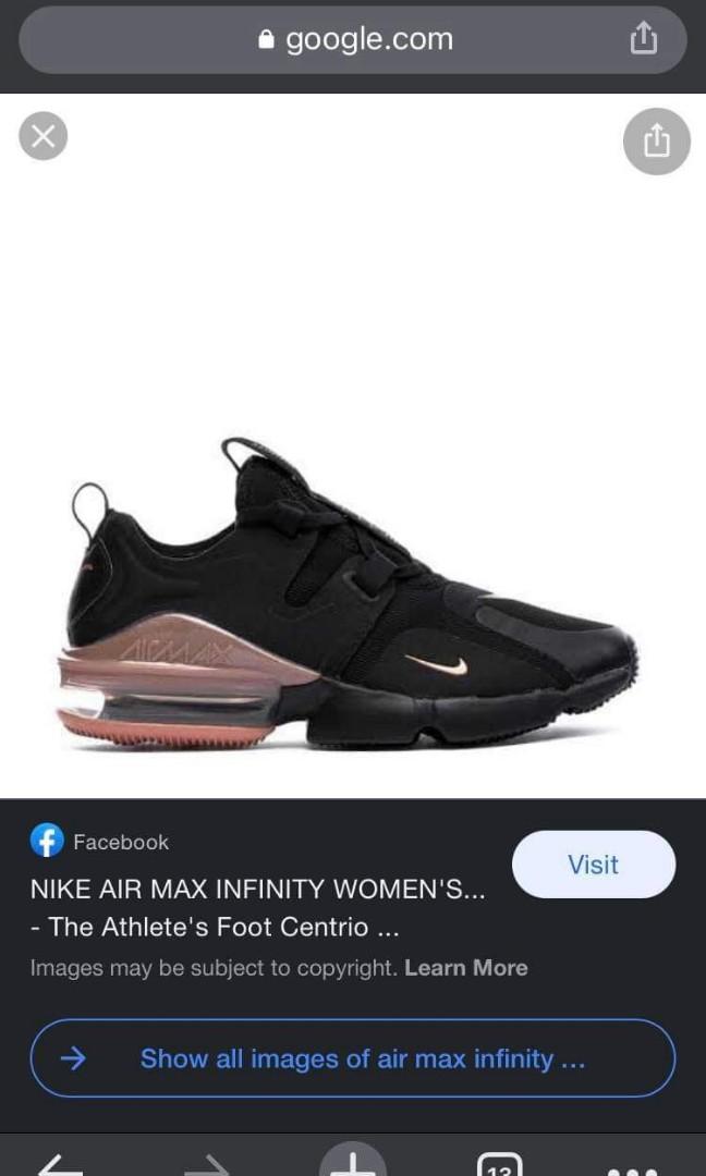 Air max top infinity rose gold