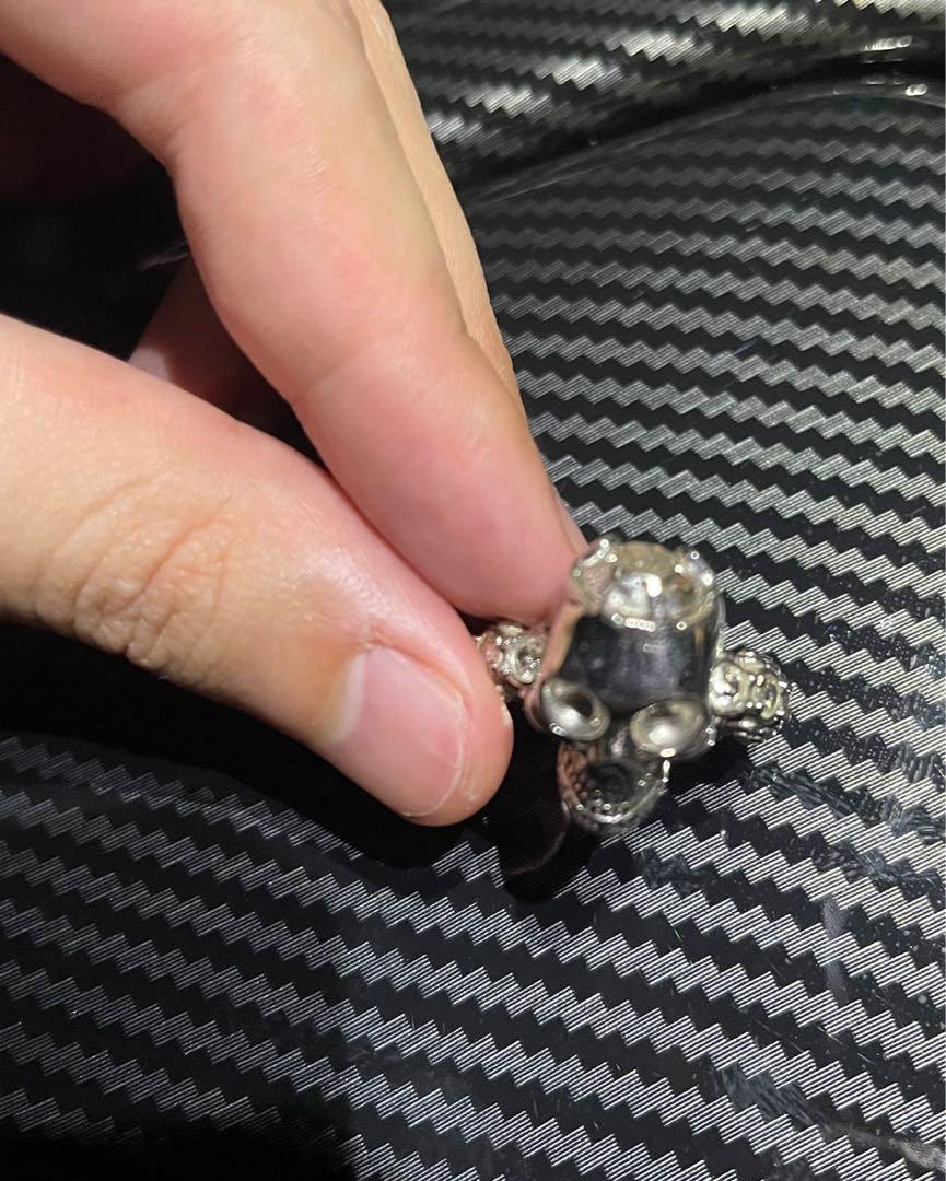 Alexander mcqueen gold discount ring