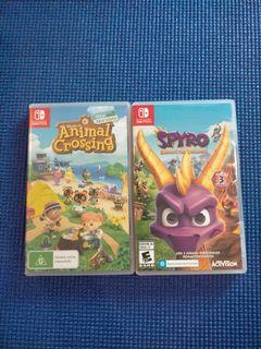 Animal Crossing & Spyro Nintendo Switch Game!