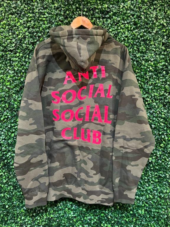 Anti social social hotsell club army hoodie