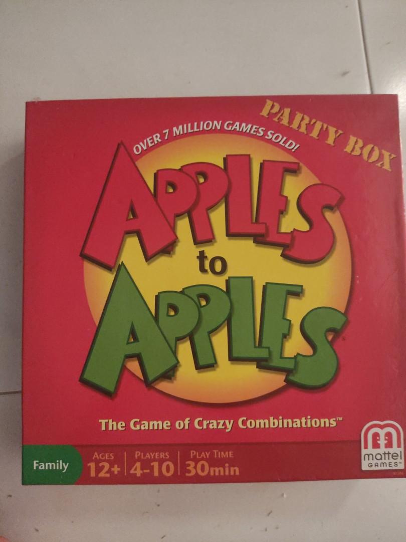 Apples to Apples (Party box), Hobbies & Toys, Toys & Games on Carousell