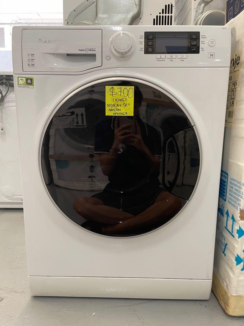 ARISTON FRONT LOAD WASHER (10KG) DISPLAY SET 700 Delivery add 50 One month warranty, TV & Home