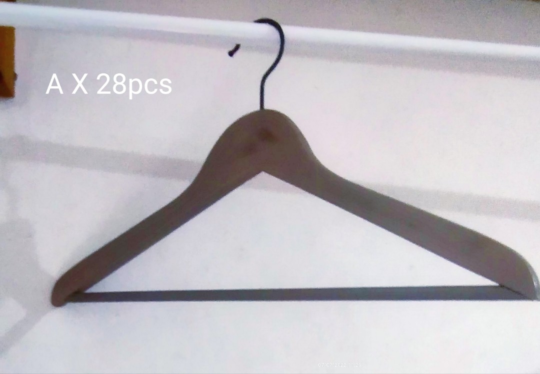 Assorted Wooden Hangers sale, Furniture & Home Living, Home Improvement