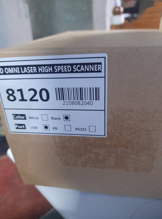 Barcode Scanner (Category: Printers, Scanners & Copiers) located in Caloocan City. Submitted by marklouieoliveros-20532 (Listing ID 1171135283, Image 1). Description: Poseidon 2d Barcode Scanner, Seana 2d Omni barcode scanner, 1d omni laser high speed scanner Port: USB Color: Blacked.