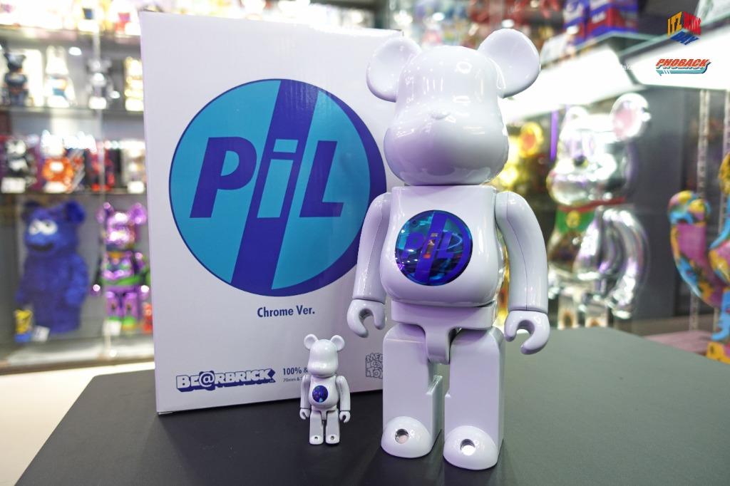 BE@RBRICK PiL CHROME Ver. 100％ & 400％, 興趣及遊戲, 玩具& 遊戲類
