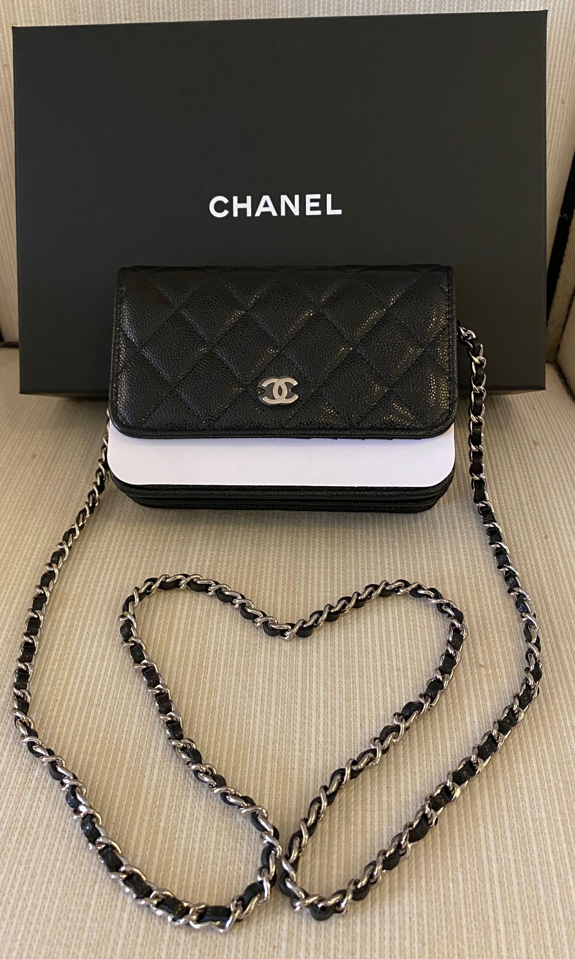 BNIB Chanel Mini WOC (Caviar), Women's Fashion, Bags & Wallets, Clutches on  Carousell