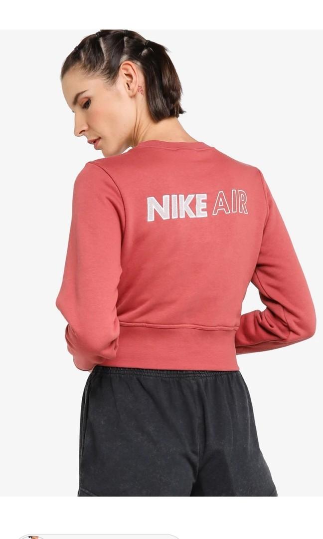 Nike air fleece crew on sale sweater