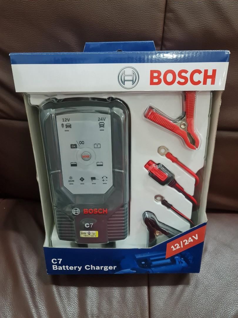 BOSCH C7 12/24V BATTERY CHARGER, Auto Accessories on Carousell