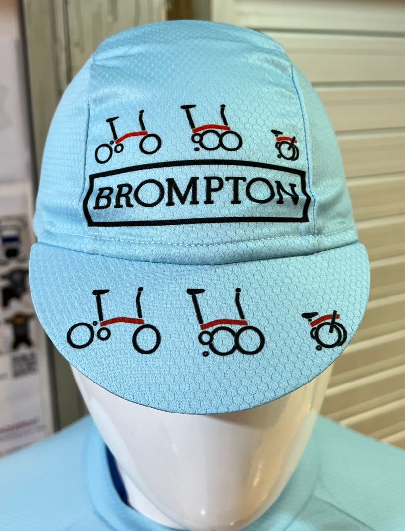 Brompton Cycling Cap, Sports Equipment, Bicycles & Parts, Parts & Accessories on Carousell