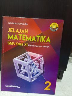 Buku Matematika Peminatan kelas 3 SMA kurikulum 2013 terbitan Yudhistira