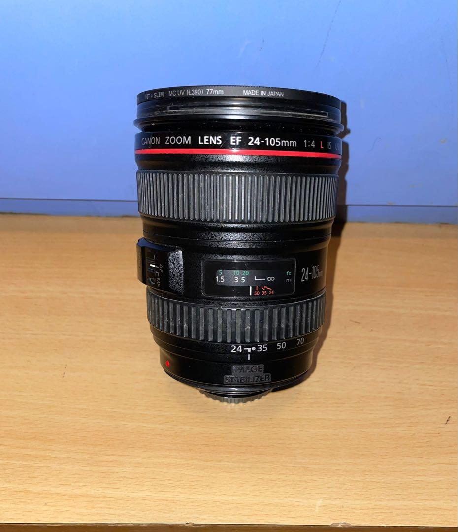 Canon EF 24-105mm f4.0L IS USM 加埋濾鏡, 攝影器材, 鏡頭及裝備- Carousell