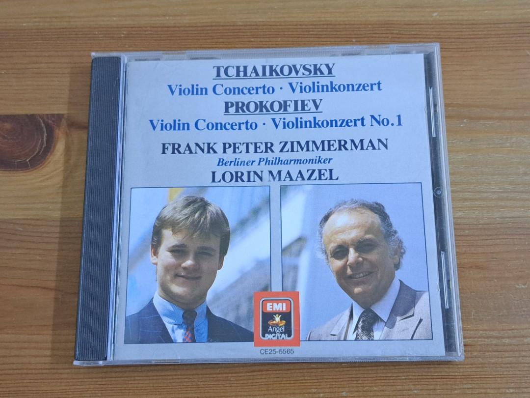 CD Prokofiev & Tchaïkovski – Concertos Pour Violon Par Vandernoot, Silvestri & Kondrachine
