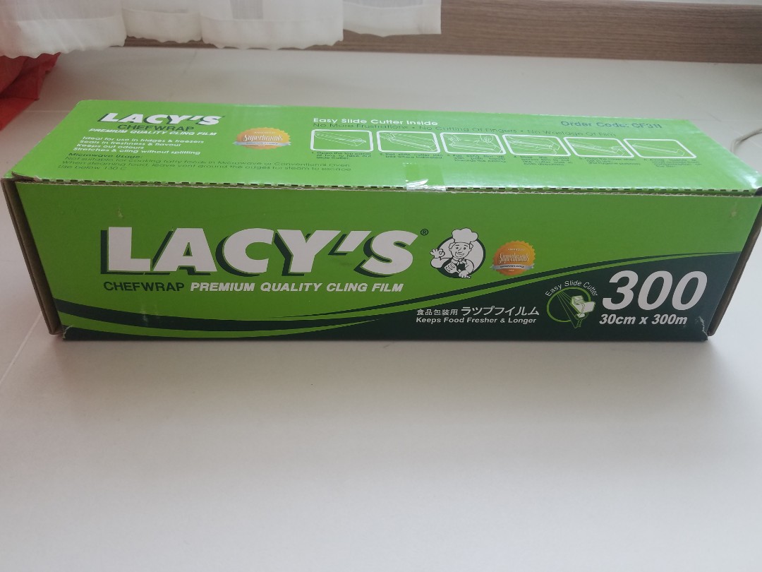 Cellophane cling wrap, Furniture & Home Living, Kitchenware & Tableware