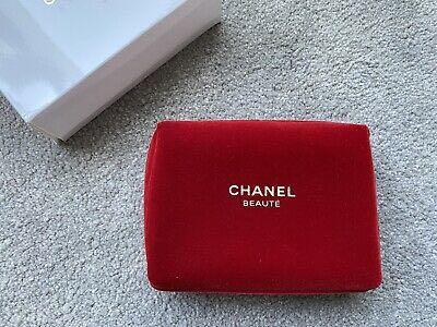 CHANEL COSMETIC MAKEUP BAG POUCH RED VIP GIFT Brand new with box, Women's  Fashion, Jewelry & Organisers, Accessory holder, box & organisers on  Carousell
