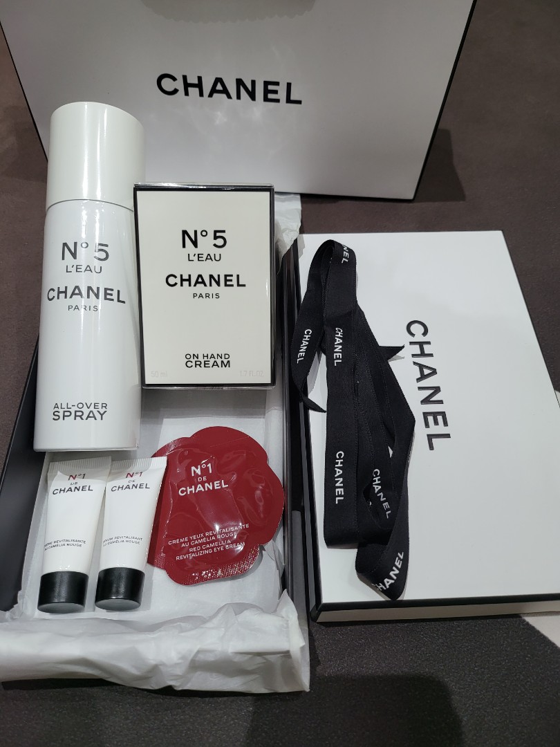 Chanel Hand cream and All over spray gift set Beauty Personal