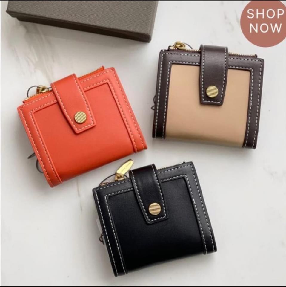 Charles and Keith Stitch Trim Wallet, Women's Fashion, Bags & Wallets ...