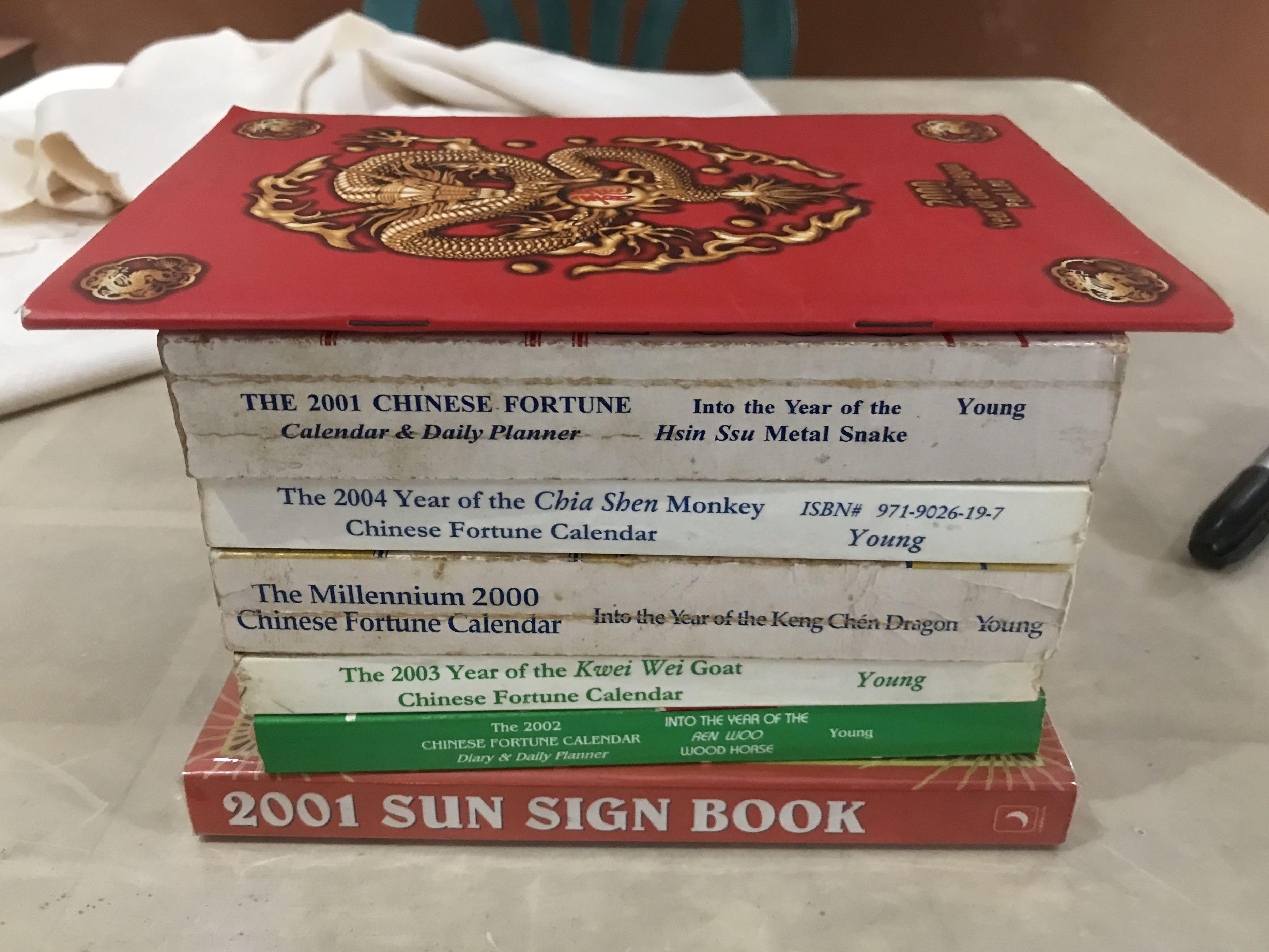 Chinese Fortune Horoscope Zodiac Feng Shui books bundle ...
