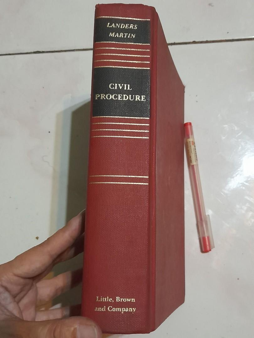 Civil Procedure (Category: Textbooks) located in Quezon City. Submitted by verybountiful (Listing ID 1171214032, Image 1). Description: Highlights and writings especially in first half, but useful. Hardbound and no spine issues. Pick it in Quezon City or by courier on buyer's account. MOP BPI, Landbank or gcash. No long reservations..