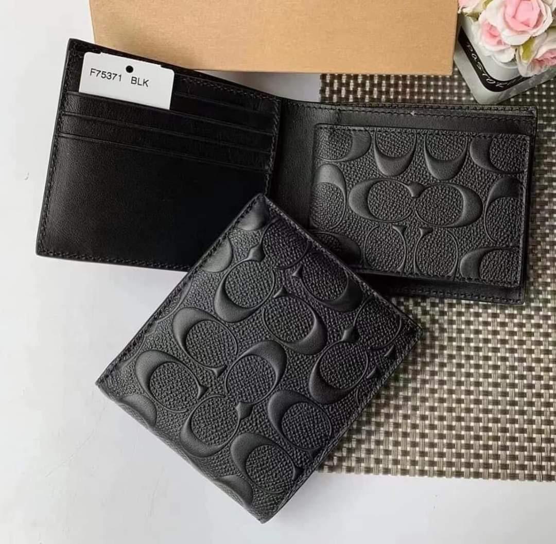 Coach Men Wallet Men s Fashion Watches Accessories Wallets Card Holders on Carousell