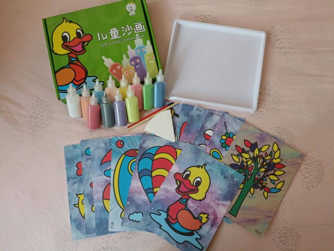 Colored sand art set, Hobbies & Toys, Stationery & Craft, Art & Prints