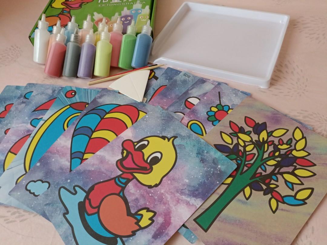 Colored sand art set, Hobbies & Toys, Stationery & Craft, Art & Prints