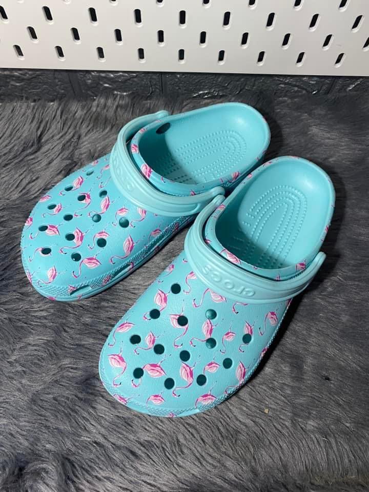 Crocs Blue Flamingo Original W9