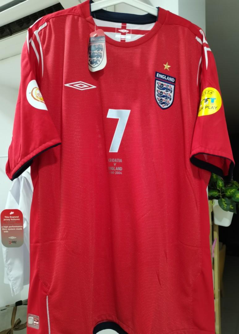 England Jersey 2004 2006 Away Shirt Brand new Vintage 100 Authentic