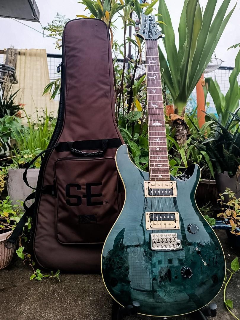 prs se custom 24 exotic poplar burl