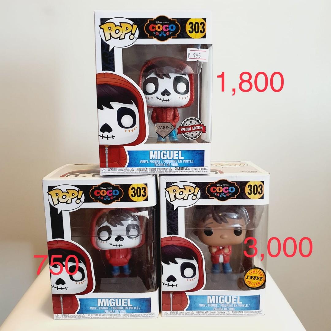 Figurine Miguel / Coco / Funko Pop Disney 303 / Exclusive Spécial Edition /  Diamond