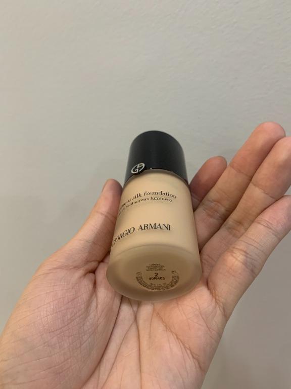 Branded Makeup - Giorgio Armani Luminous Silk Foundation - Shade #2, Beauty  & Personal Care, Face, Makeup on Carousell