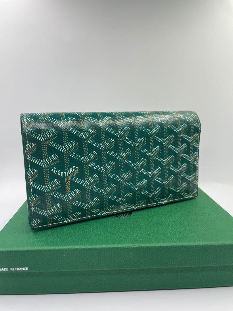 Goyard Compact Zip Wallet Green - Kaialux