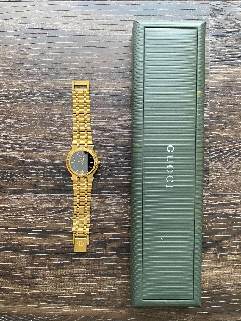 GUCCI Vintage 9200M Gold-Plated Quartz 