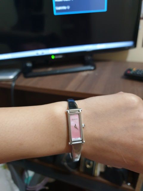 Gucci watch (pink face), Women's 