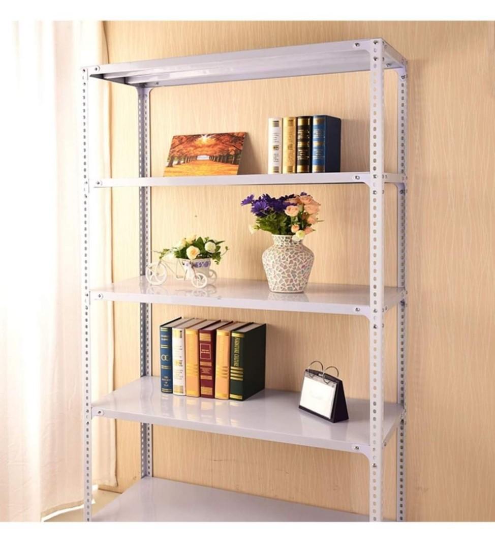 Heavy Duty White Metal Shelves, Furniture & Home Living, Furniture