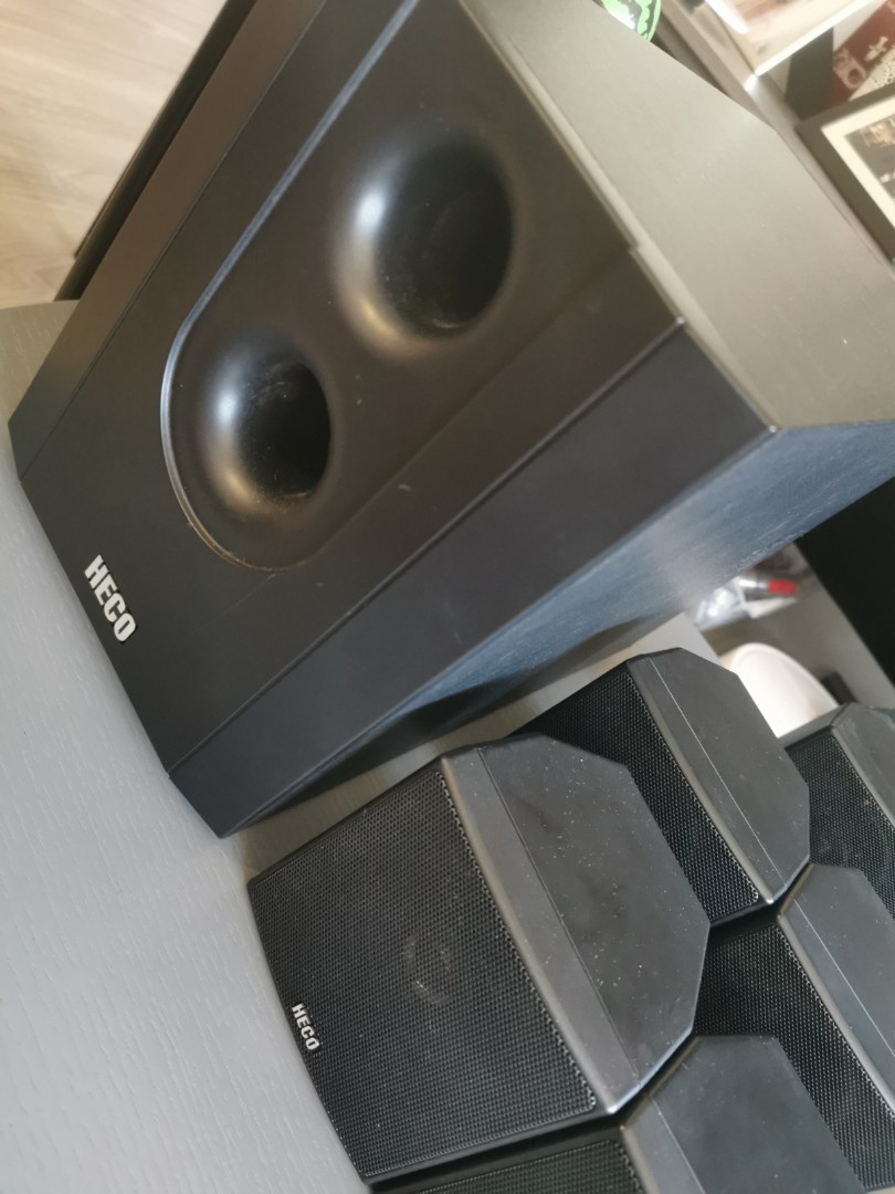 HECO Subwoofer and 5.1 speakers, Audio 