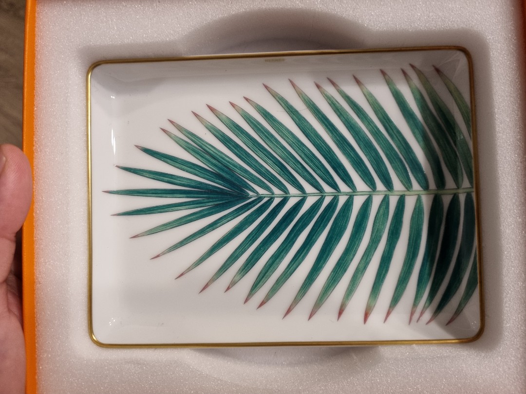 Hermes Passifolia Brand New Sushi plate small change tray, Luxury