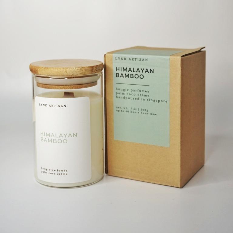 Himalayan Bamboo Candle, Furniture & Home Living, Home Fragrance on