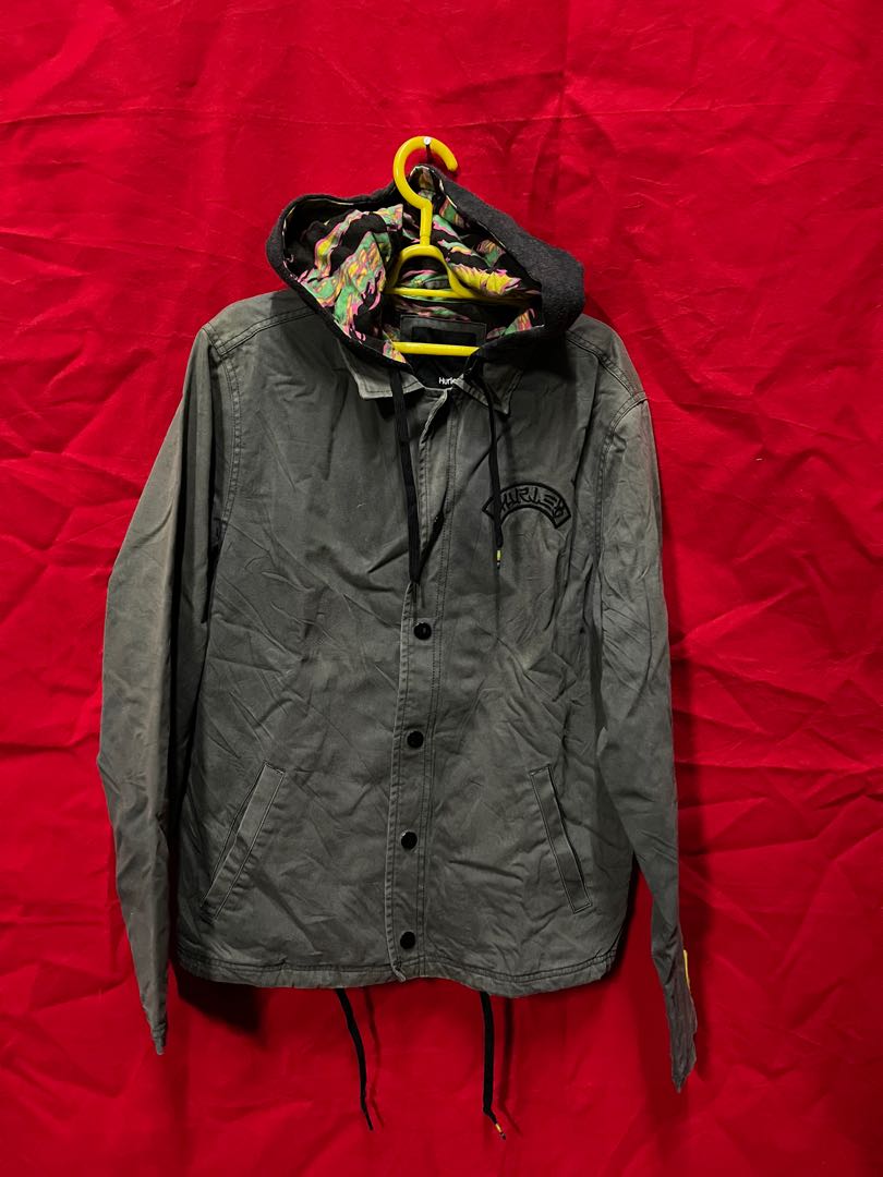 Hurley skatersgang camo jacket Men s Fashion Coats Jackets and