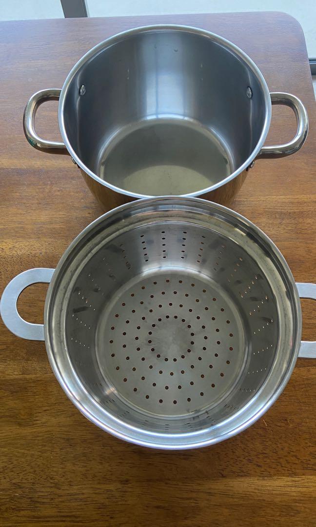 Ikea pot with pasta strainer, Furniture & Home Living, Kitchenware