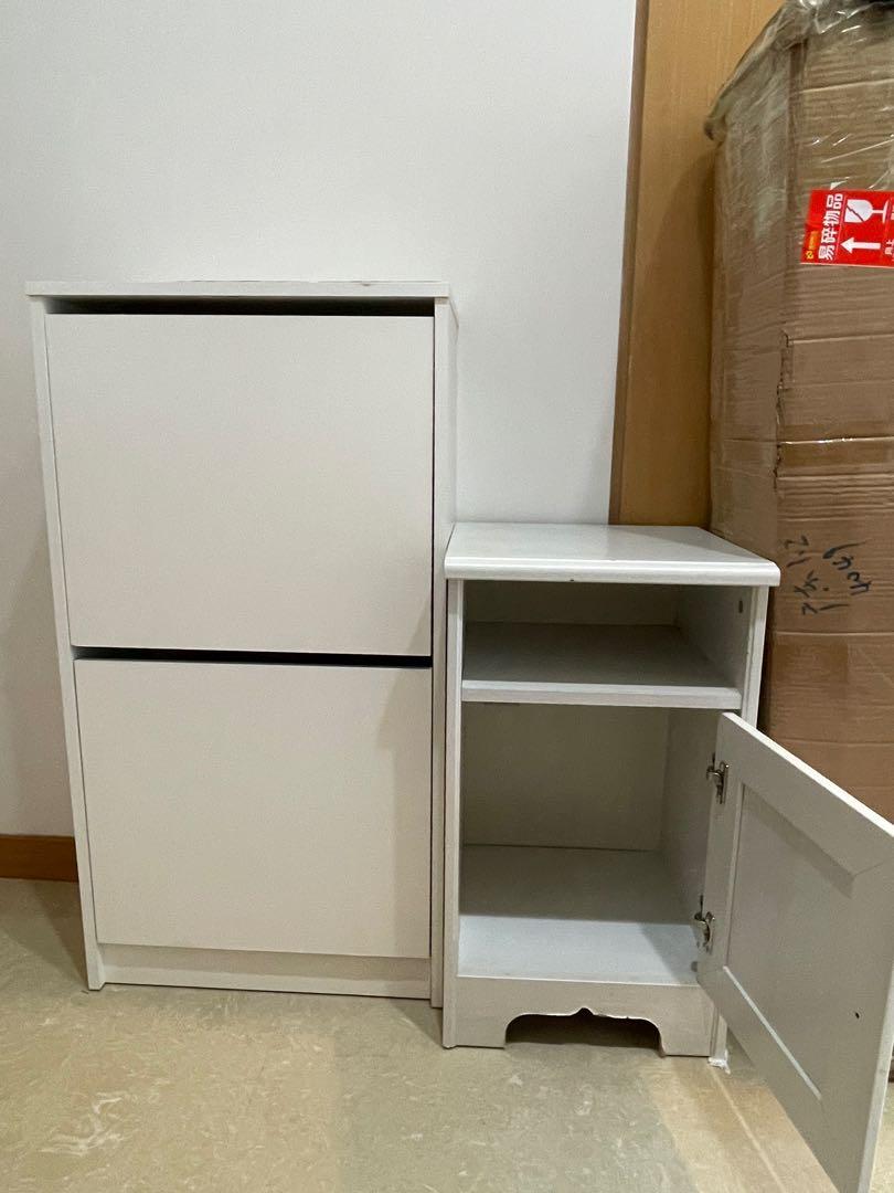 Shoe Rack Side Table Ikea shoe rack & side table, Furniture & Home Living, Furniture ...