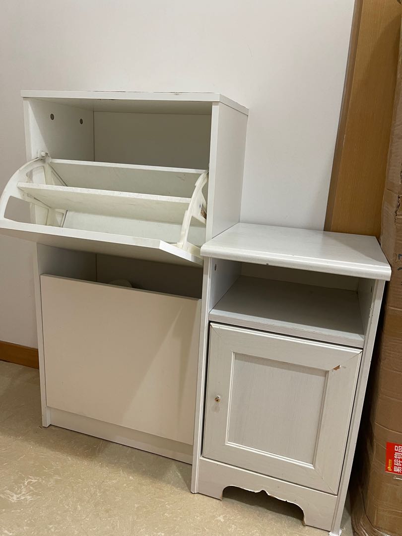Ikea shoe rack & side table, Furniture & Home Living, Furniture