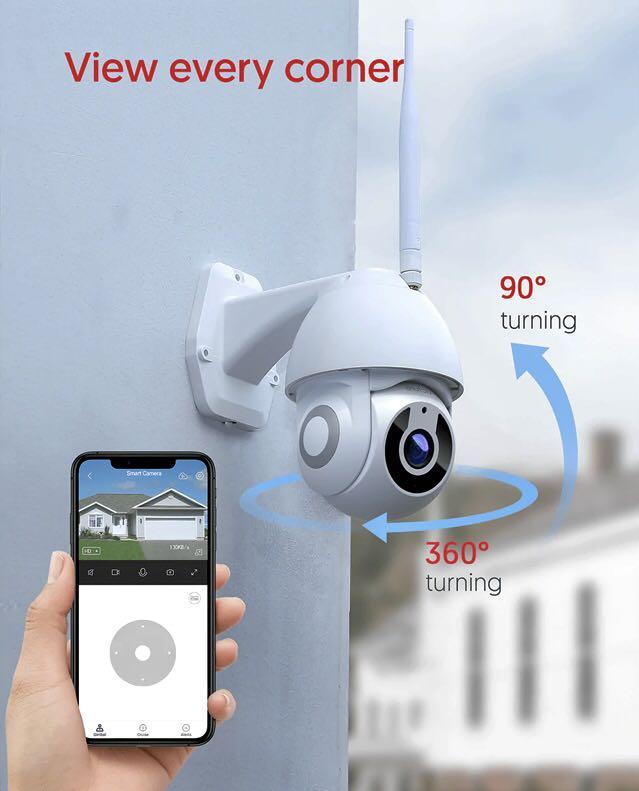 IP security camera (Category: Security Systems & CCTV Cameras) located in Singapore. Submitted by gethis (Listing ID 1171119388, Image 1). Description: Brand new with box Only opened to test and check From Victure Model PC660 White colour **No micro SD card include Victure Outdoor / indoor Camera Victure 1080P WiFi Home Security Camera with Pan/Tilt 360° View Night Vision Compatible with iOS/Android Pan/Tilt 360 IP66 Waterproof Two-way audio Crys