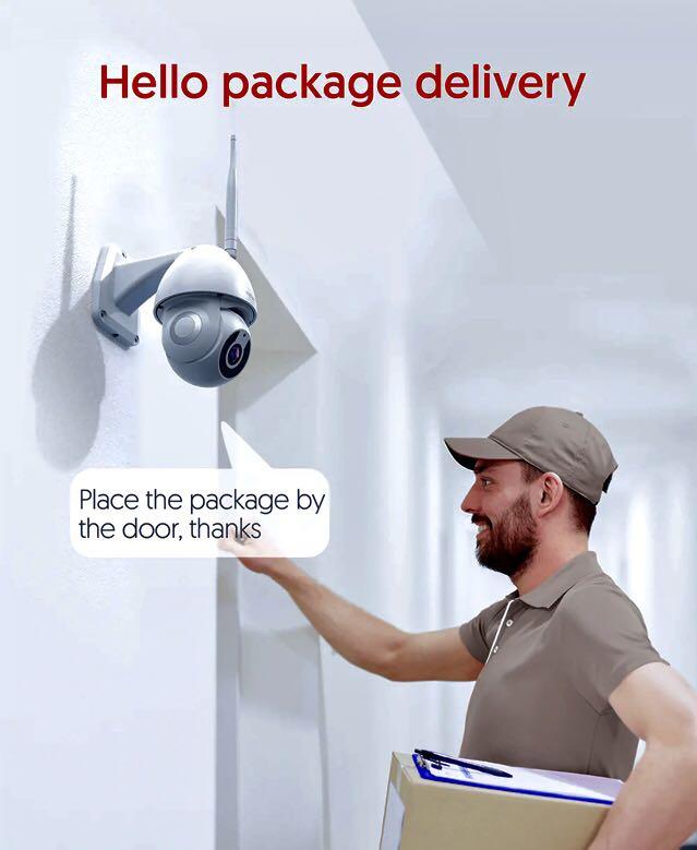 IP security camera (Category: Security Systems & CCTV Cameras) located in Singapore. Submitted by gethis (Listing ID 1171119388, Image 3). Description: Brand new with box Only opened to test and check From Victure Model PC660 White colour **No micro SD card include Victure Outdoor / indoor Camera Victure 1080P WiFi Home Security Camera with Pan/Tilt 360° View Night Vision Compatible with iOS/Android Pan/Tilt 360 IP66 Waterproof Two-way audio Crys