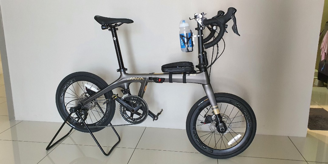 Java aria folding bike deals