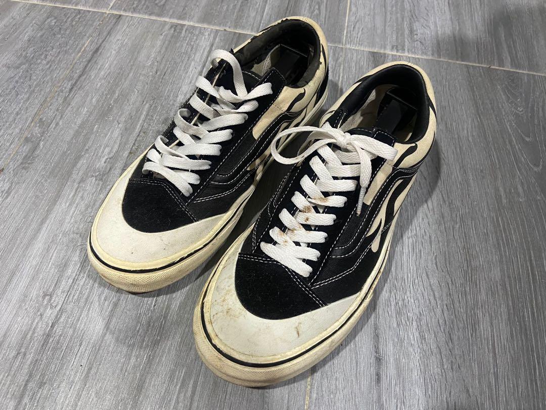 Vans style 36 flames outlet black