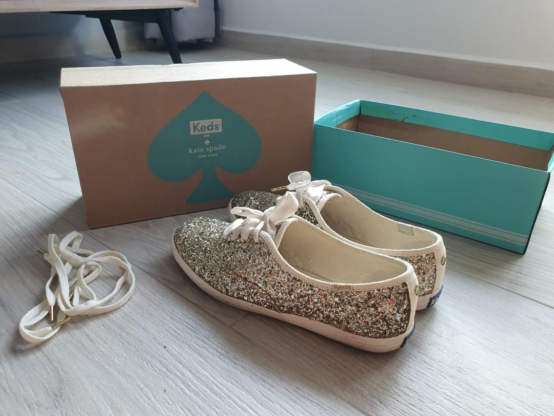 Kate spade clearance champion glitter keds