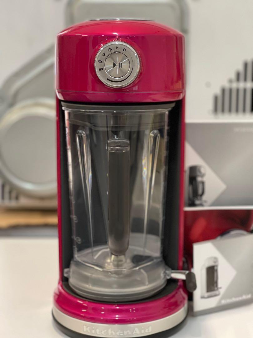 KitchenAid Classic Magnetic Drive Blender 1.8L 5KSB5080 Red pink  Display Set $430, TV  Home Appliances, Kitchen Appliances, Juicers,  Blenders  Grinders on Carousell